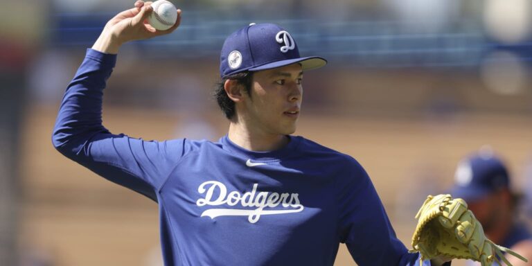 noticia-mlb-Sasaki-hombro-tuvo-problemas-en-su-primera-apert