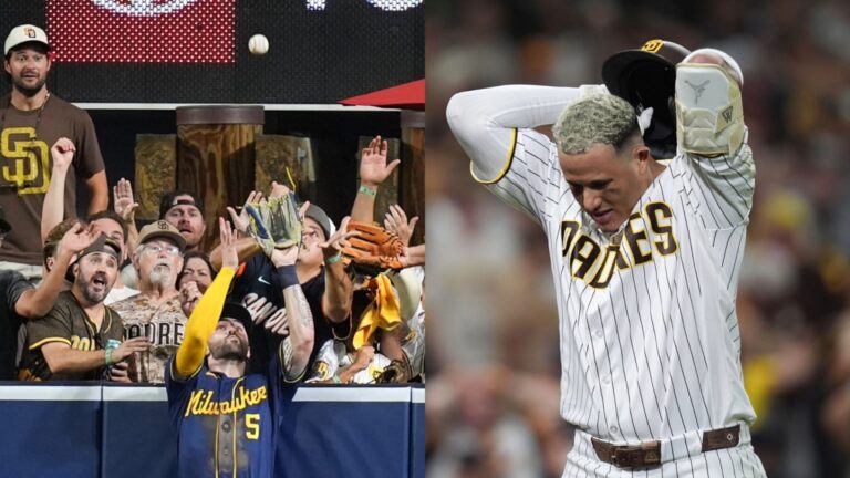 Garrett-Mitchell-le-roba-un-jonron-a-Manny-Machado